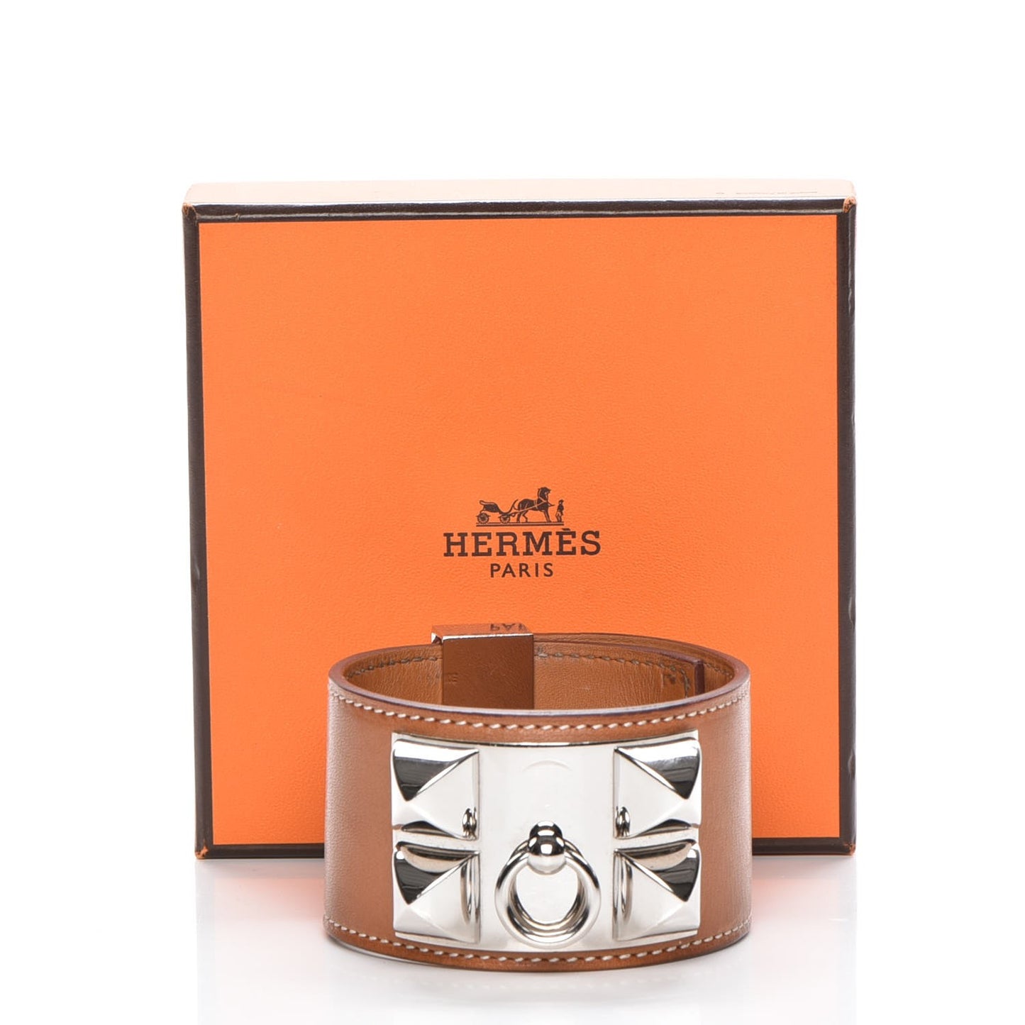 Barenia Collier De Chien CDC Bracelet L Fauve