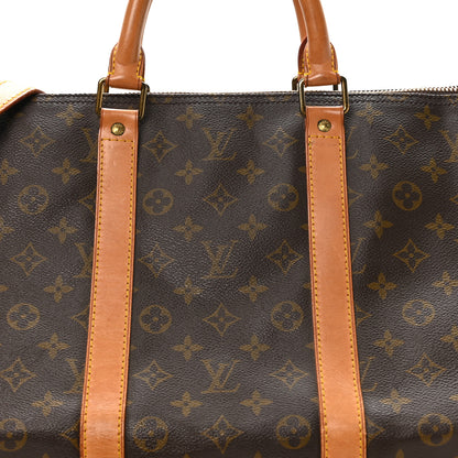 Louis Vuitton Monogram Keepall Bandouliere 55 8 of 10