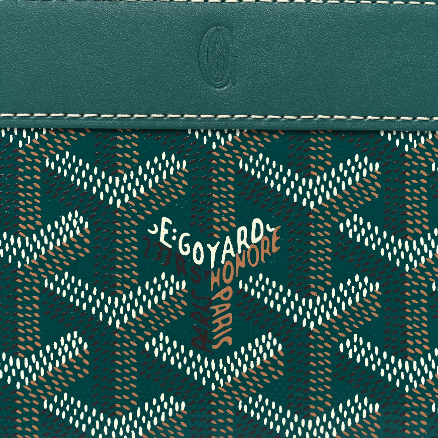 Goyardine Matignon PM Wallet Green