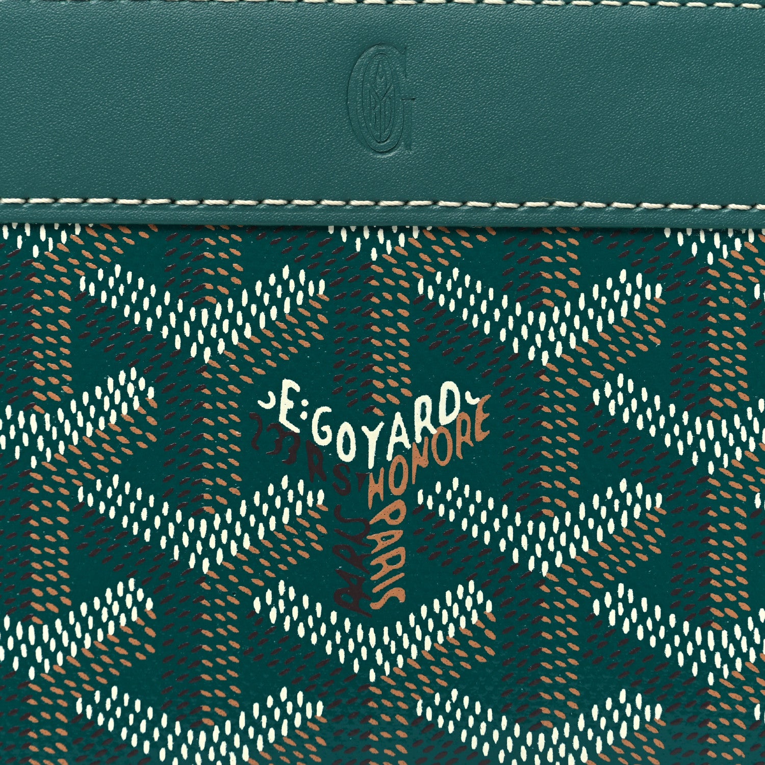 Goyard Goyardine Matignon PM Wallet Green 7 of 8