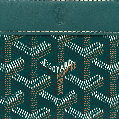 Goyard Goyardine Matignon PM Wallet Green 7 of 8