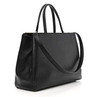 Fendi Vitello Elite Regular 2Jours Tote Black 3 of 17