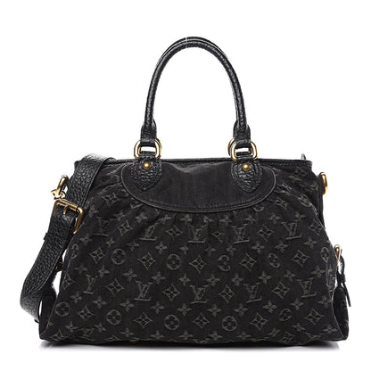 Louis Vuitton Denim Neo Cabby MM Black 1 of 10