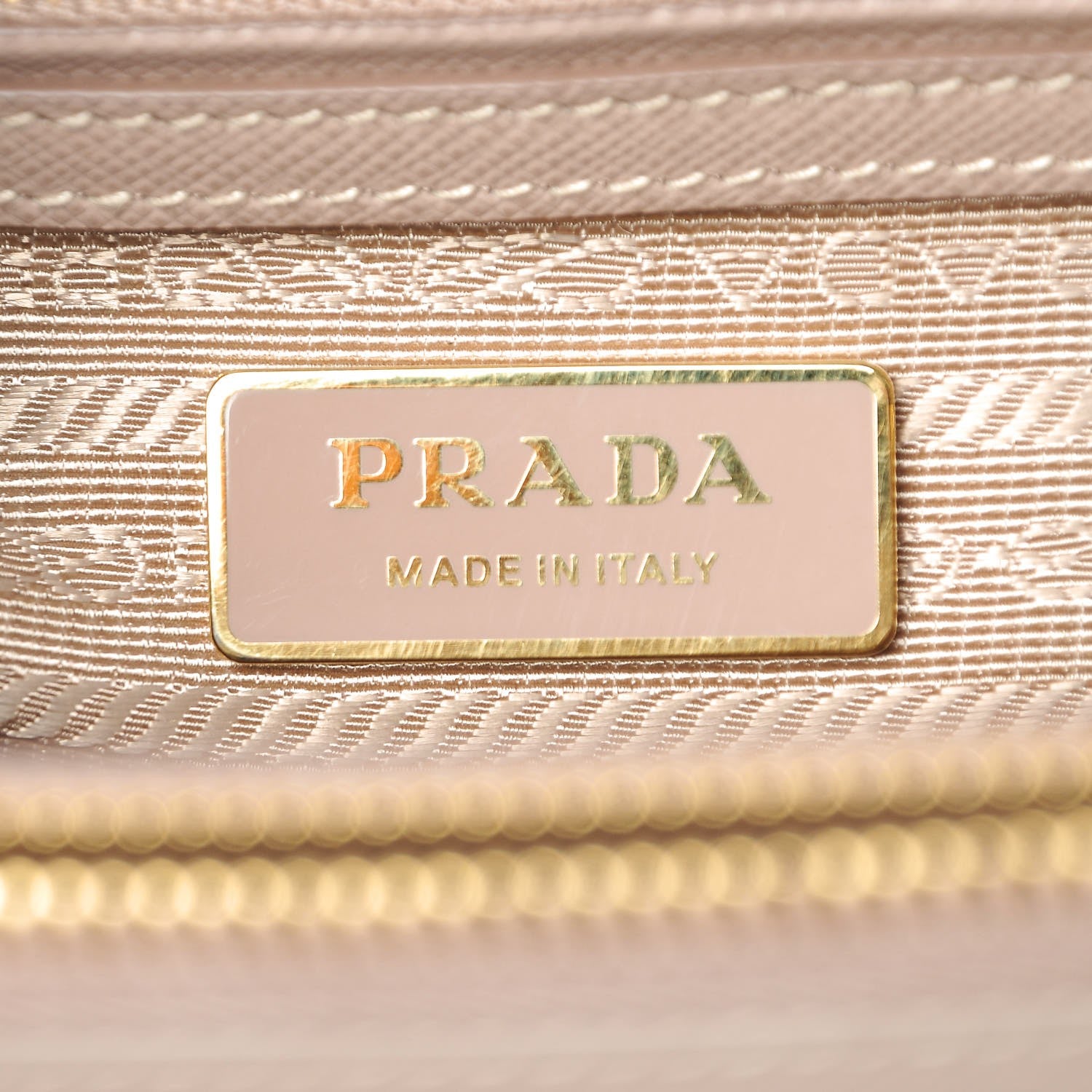 Prada Saffiano Small Galleria Double Zip Tote Cammeo 7 of 9