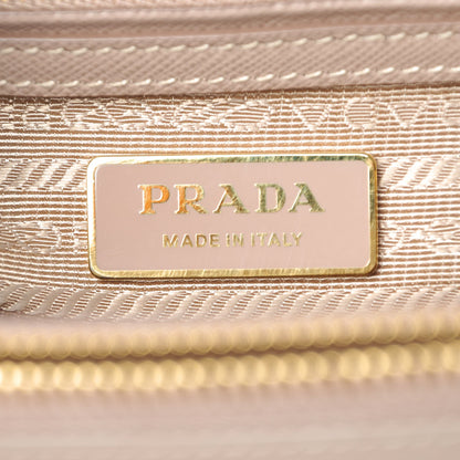 Prada Saffiano Small Galleria Double Zip Tote Cammeo 7 of 9
