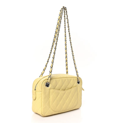 Chanel Caviar Quilted Timeless Camera Case Yellow 3 of 10