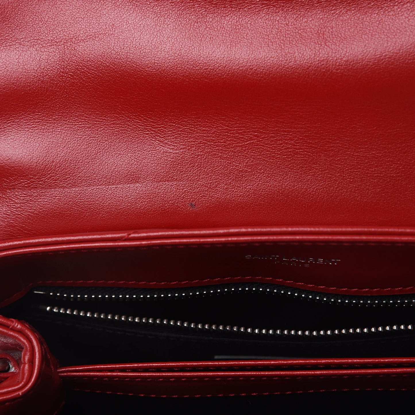 Calfskin Y Quilted Monogram Toy Loulou Crossbody Bag Rouge Eros