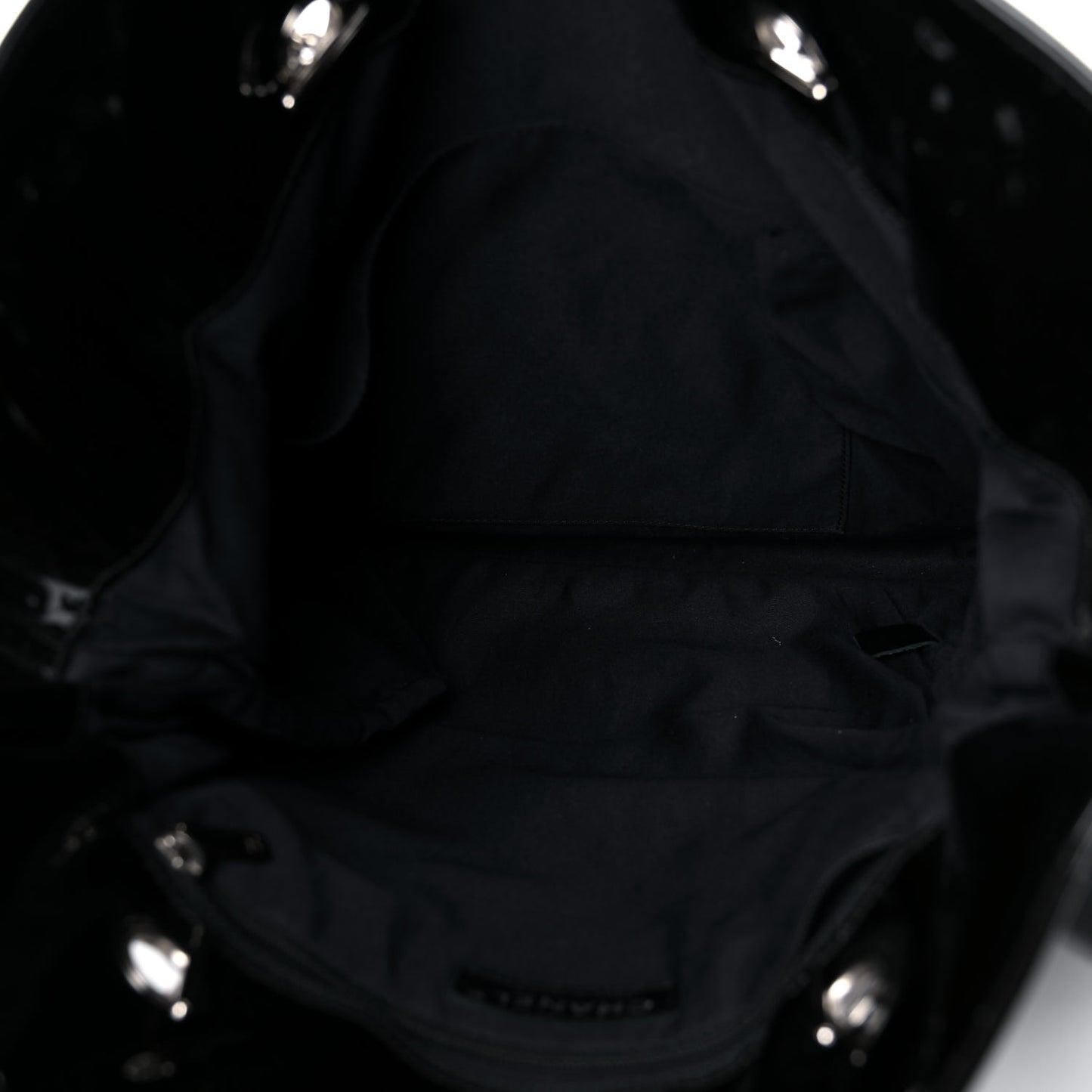 Patent Crystal Strass Bonbons Tote Black