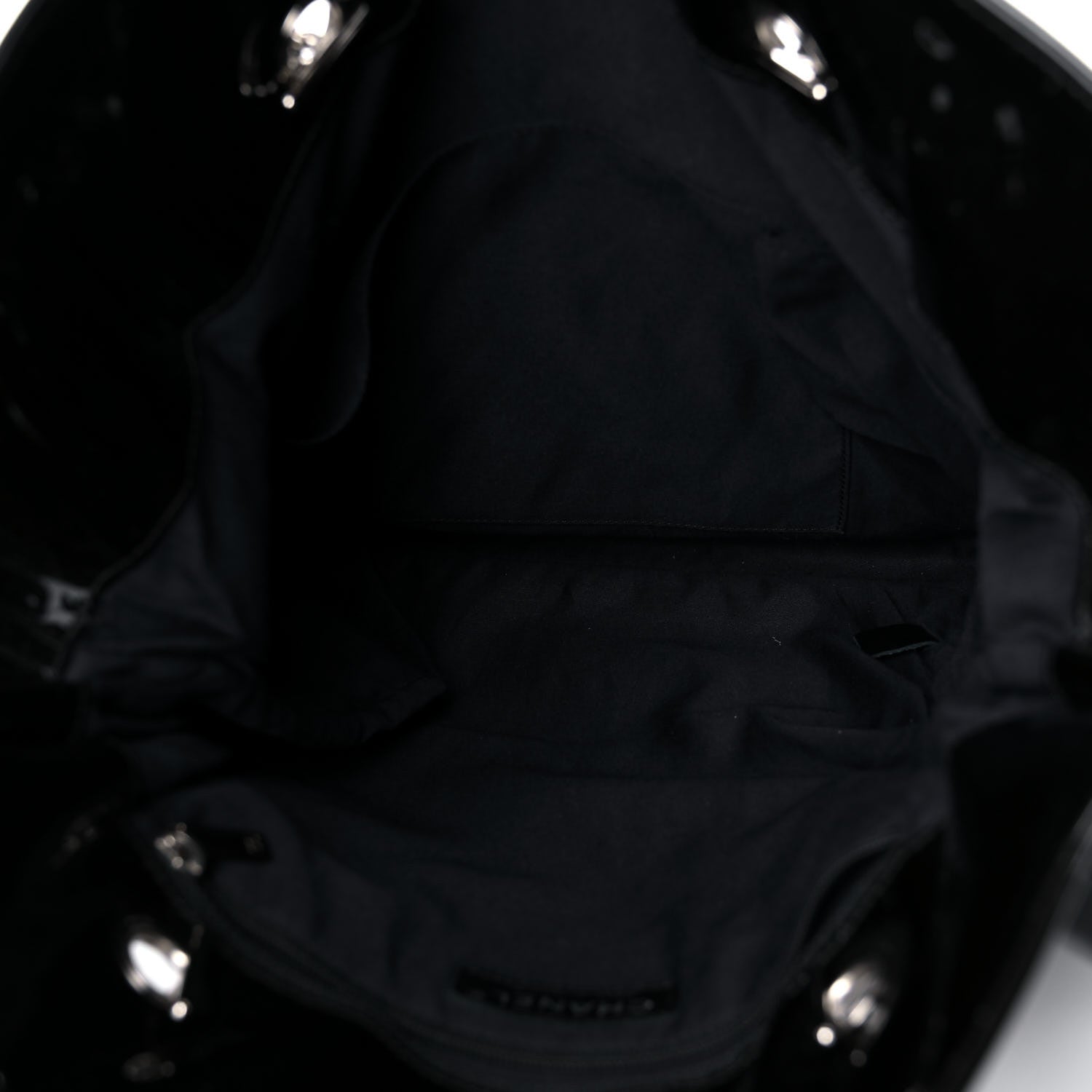 Chanel Patent Crystal Strass Bonbons Tote Black 6 of 12