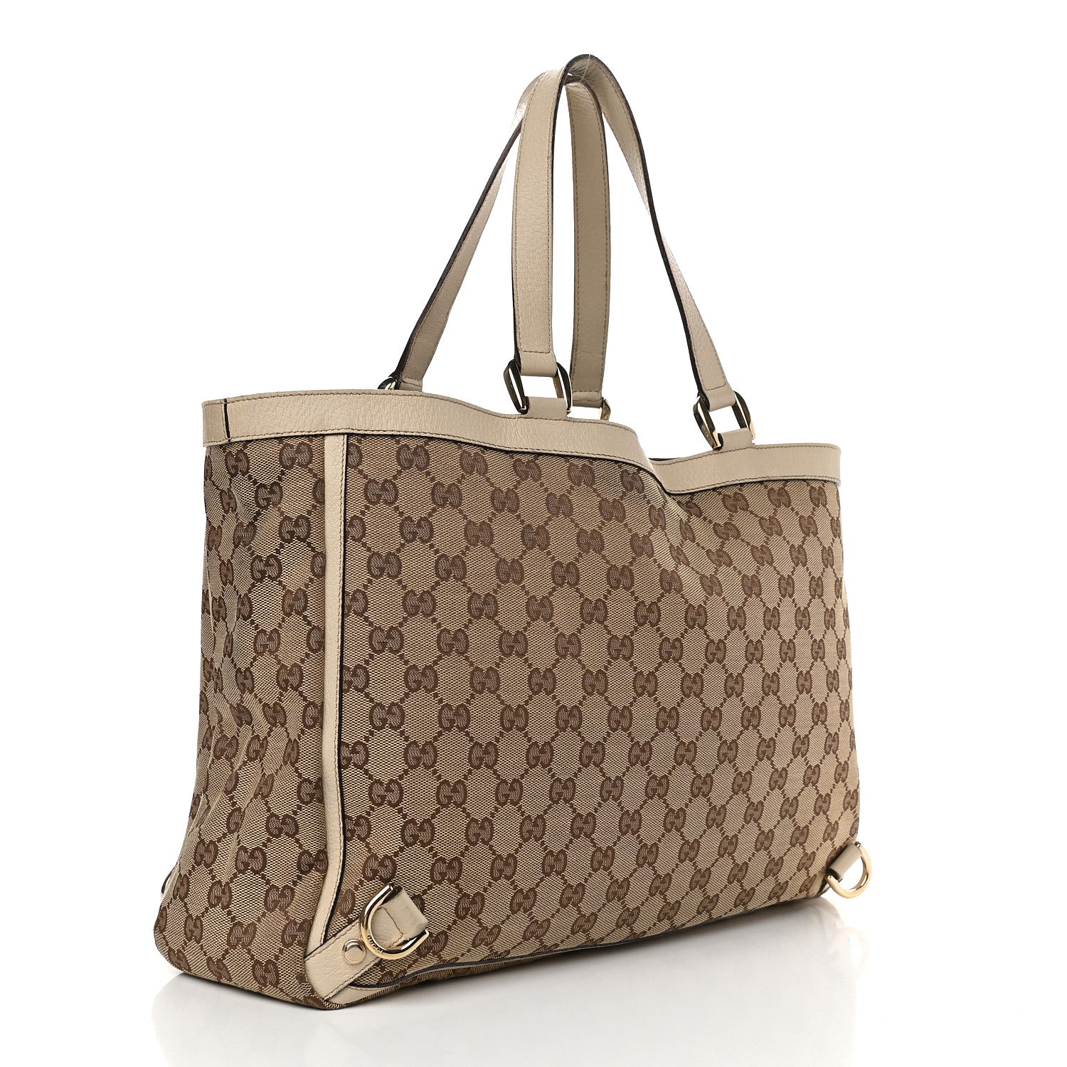 Gucci Monogram Large Abbey Tote Off White 3 of 11