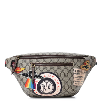 Gucci GG Supreme Monogram Courrier Belt Bag Beige New Acero 1 of 10