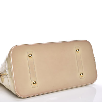 Louis Vuitton Vernis Alma GM Blanc Corail 12 of 17