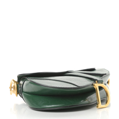 Christian Dior Calfskin Saddle Bag Green 4 of 12