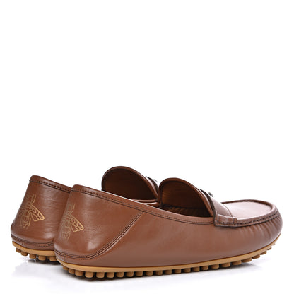 Gucci Nappa Mens GG Driver Loafers 8 Cuir 4 of 10
