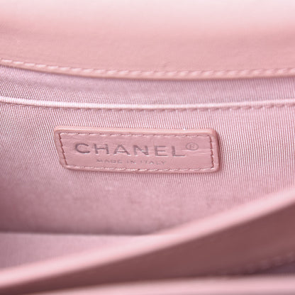 Chanel Goatskin Quilted CC Box Flap Pink 5 of 13
