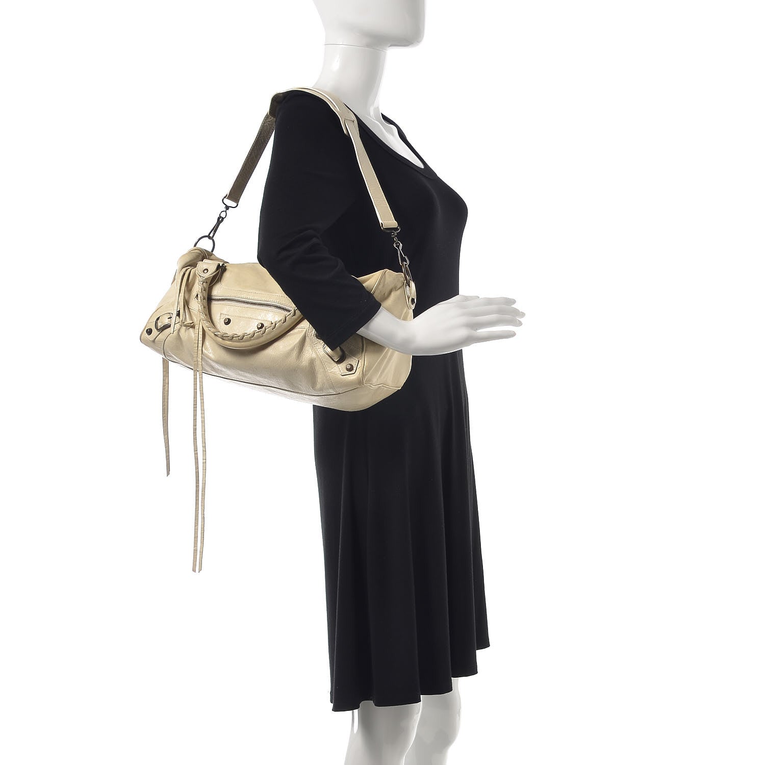 Balenciaga Agneau Classic Hardware Twiggy White 3 of 20