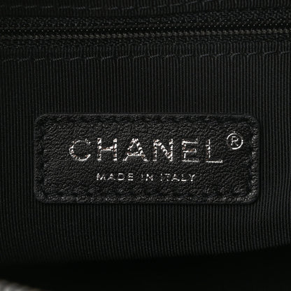 Chanel Calfskin Chain 20s Signature Hobo Black 8 of 11