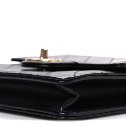 Chanel Lambskin Quilted Chic Pearls Flap Black 10 of 10