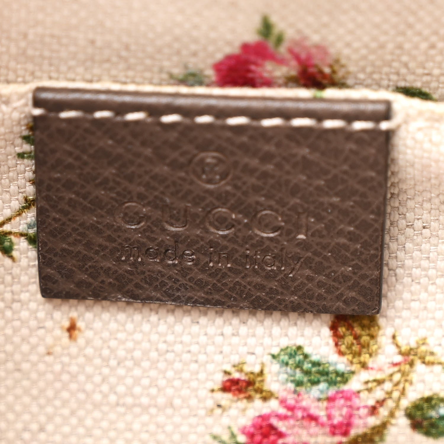 Gucci GG Supreme Monogram Web Neo Vintage Shoulder Bag Beige New Acero Crop 6 of 10