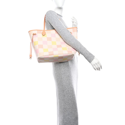 Louis Vuitton Damier Giant Neverfull MM Peach 2 of 10