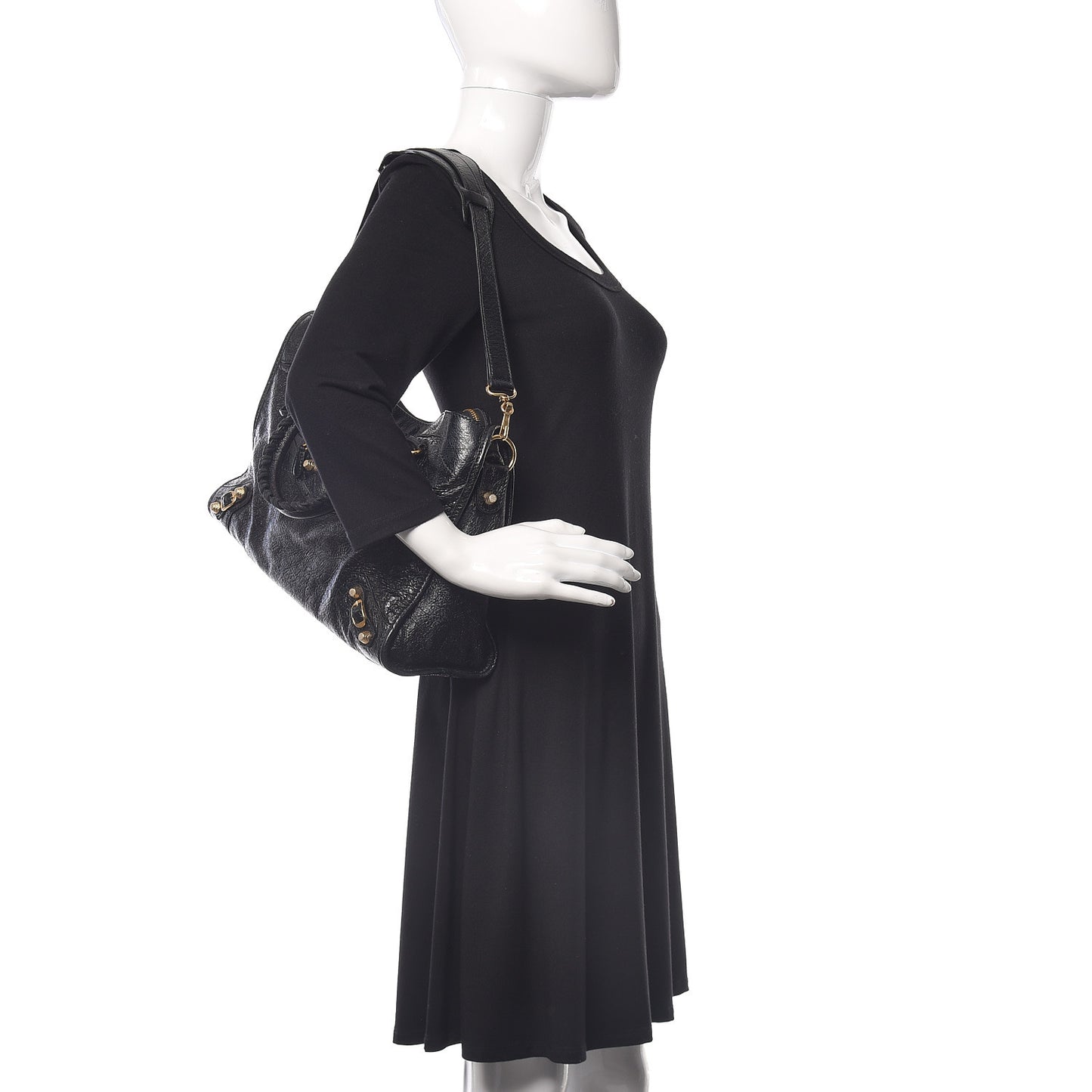 Agneau Giant 12 Gold Hardware City Black