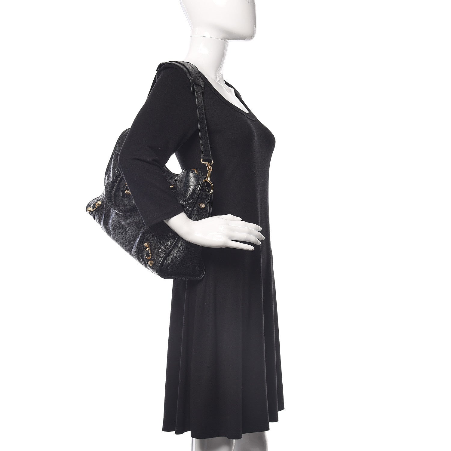 Balenciaga Agneau Giant 12 Gold Hardware City Black 3 of 10