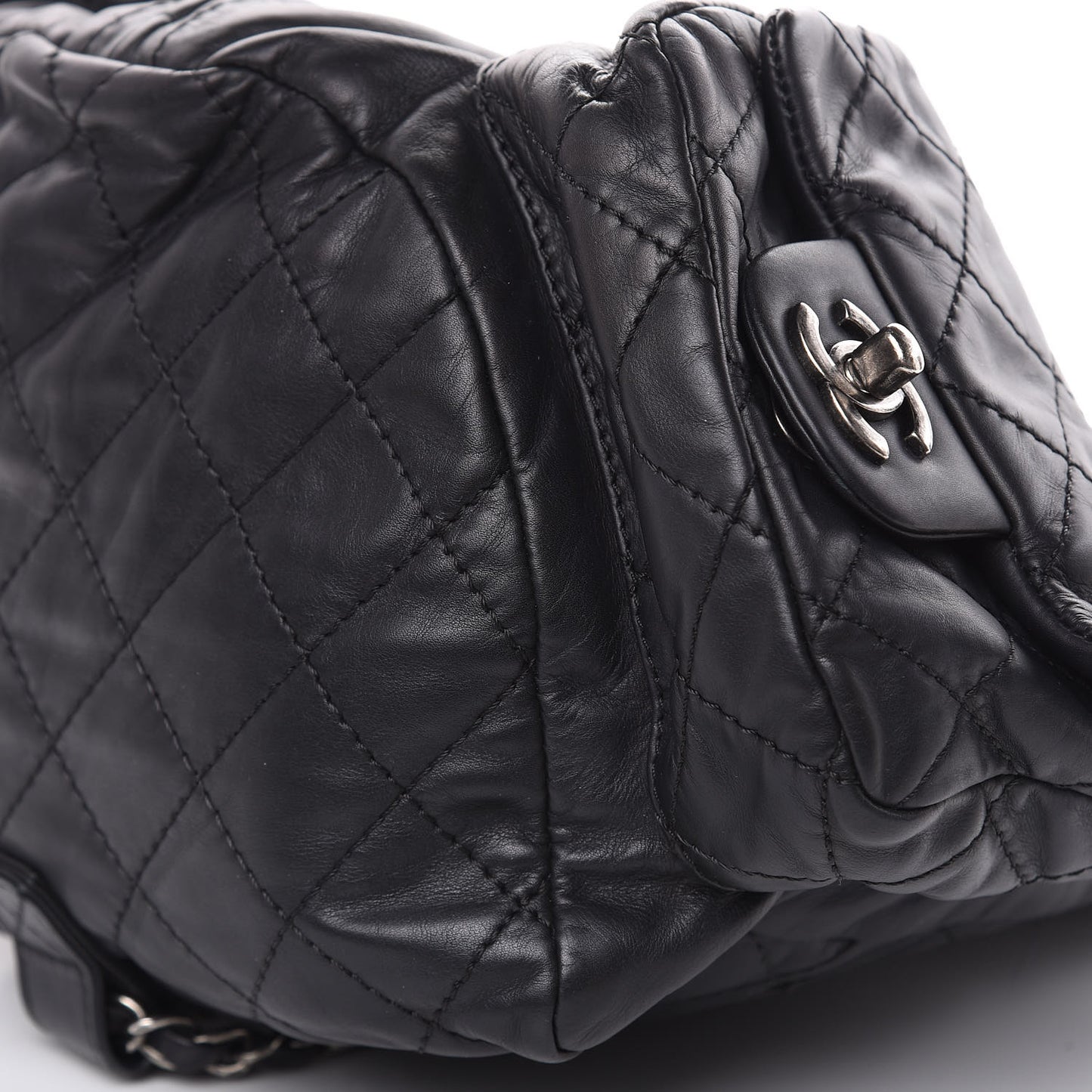Calfskin Large Backpack Is Back Black