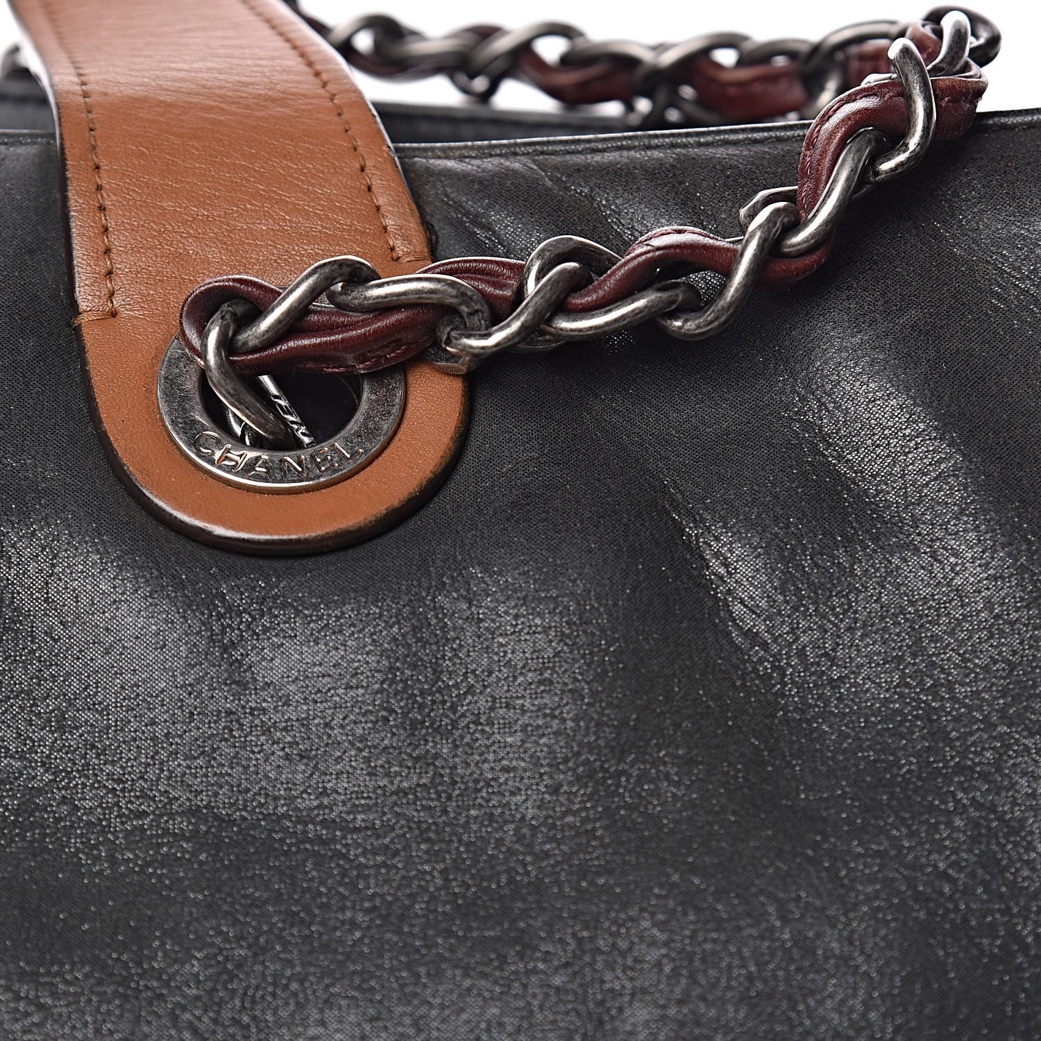 Chanel Iridescent Calfskin In the Mix Tote Black 17 of 17