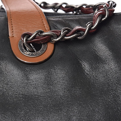 Chanel Iridescent Calfskin In the Mix Tote Black 17 of 17
