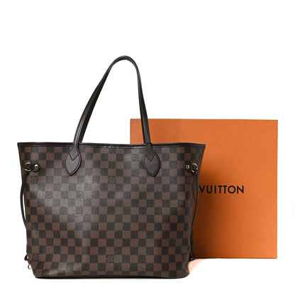 Louis Vuitton Damier Ebene Neo Neverfull MM Rose Ballerine 13 of 13