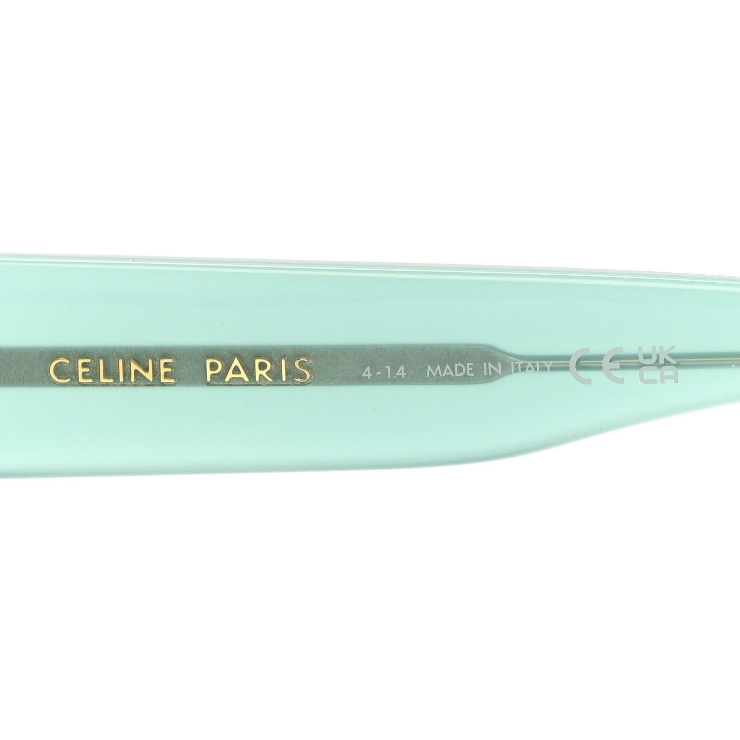 Celine Acetate 53 Sunglasses CL40280U Sea Green Smoke 5 of 7