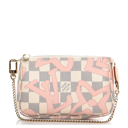 Louis Vuitton Damier Azur Tahitienne Mini Pochette Accessories 1 of 8