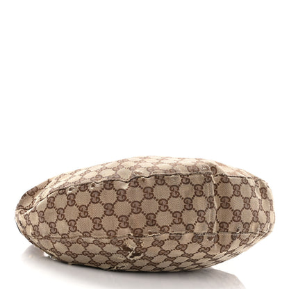 Gucci Monogram Bamboo Ring Hobo Aubergine 4 of 16