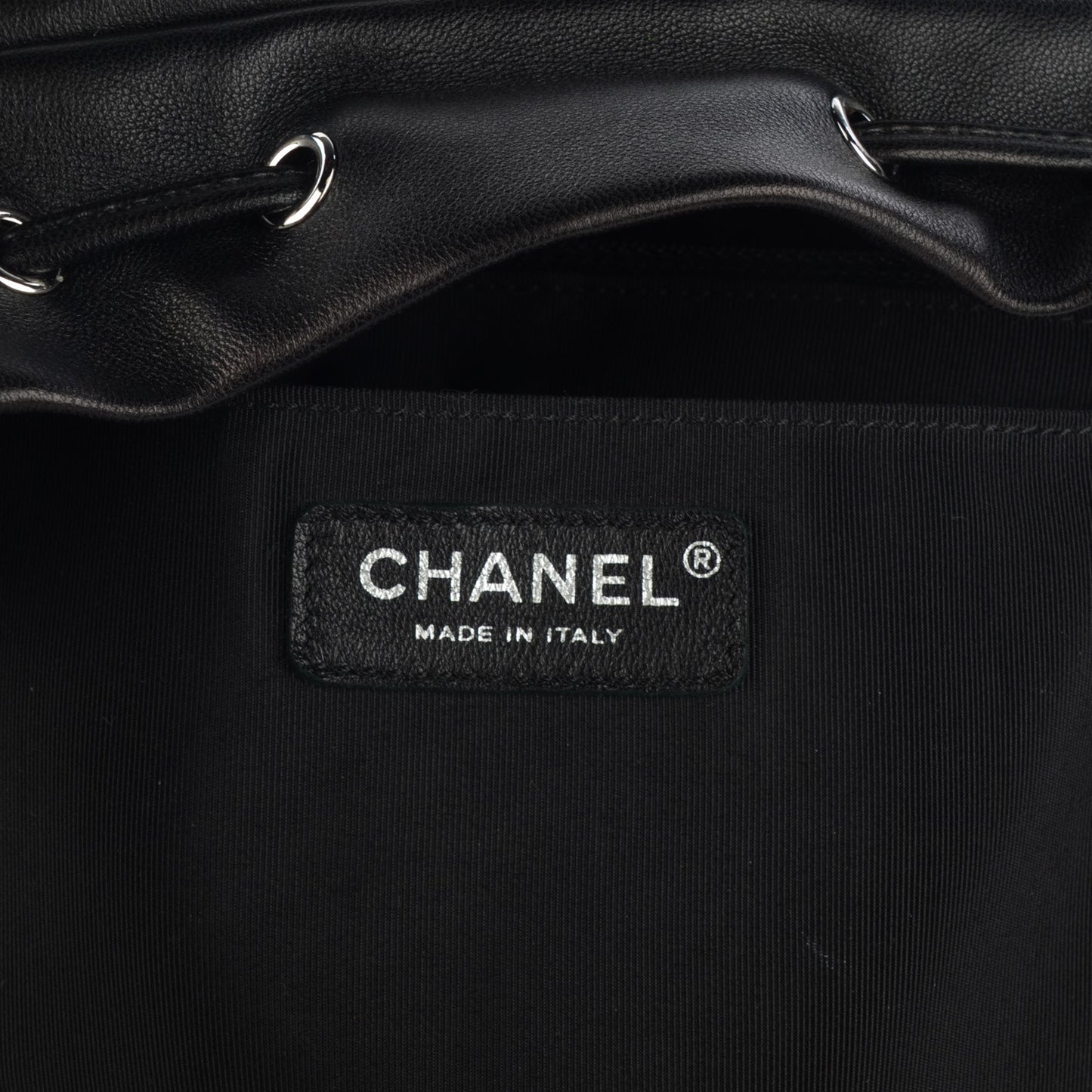Lambskin Quilted Large Urban Spirit Backpack Black