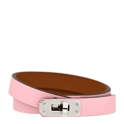 Hermes Swift Mini Kelly Double Tour Bracelet T2 Rose Sakura 1 of 5