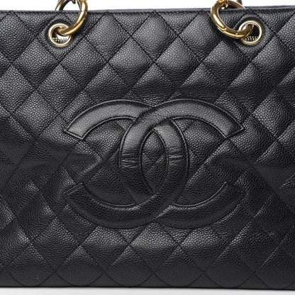 Chanel Caviar Quilted Grand Shopping Tote GST Black 10 of 10