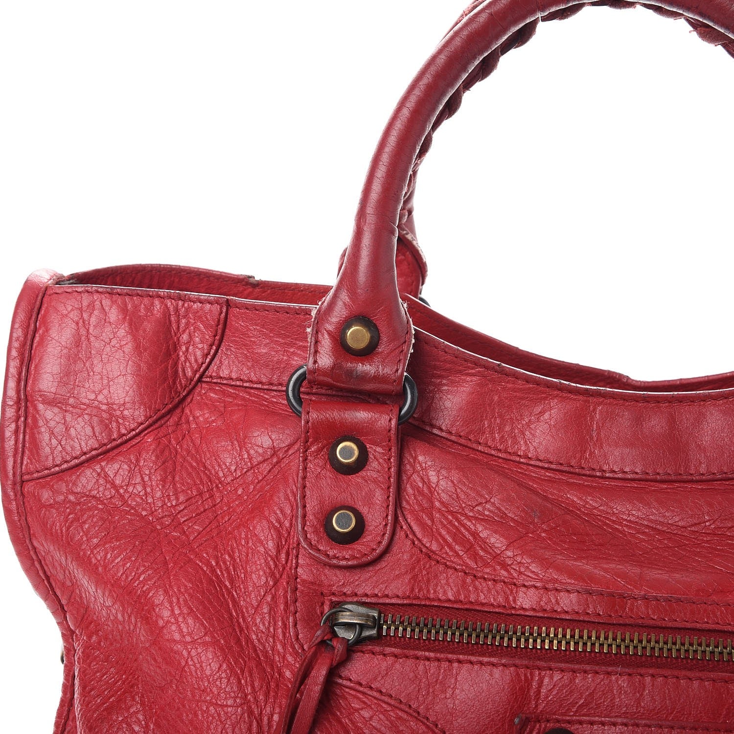 Balenciaga Agneau Classic Hardware City Rubisse 9 of 25