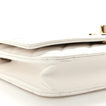 Chanel Lambskin Quilted Trendy CC Wallet On Chain WOC White 10 of 12