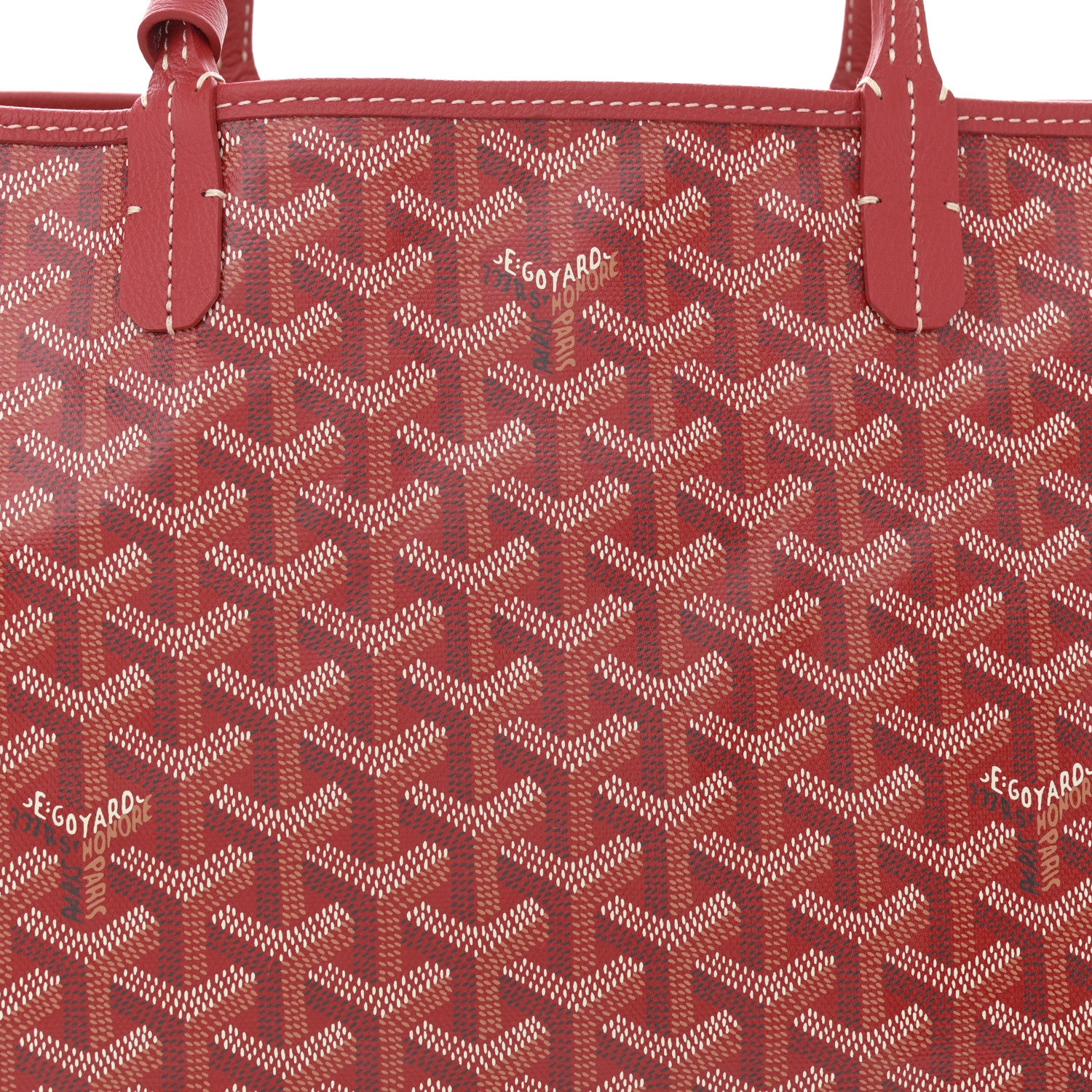 Goyard Goyardine Saint Louis PM Red 10 of 12