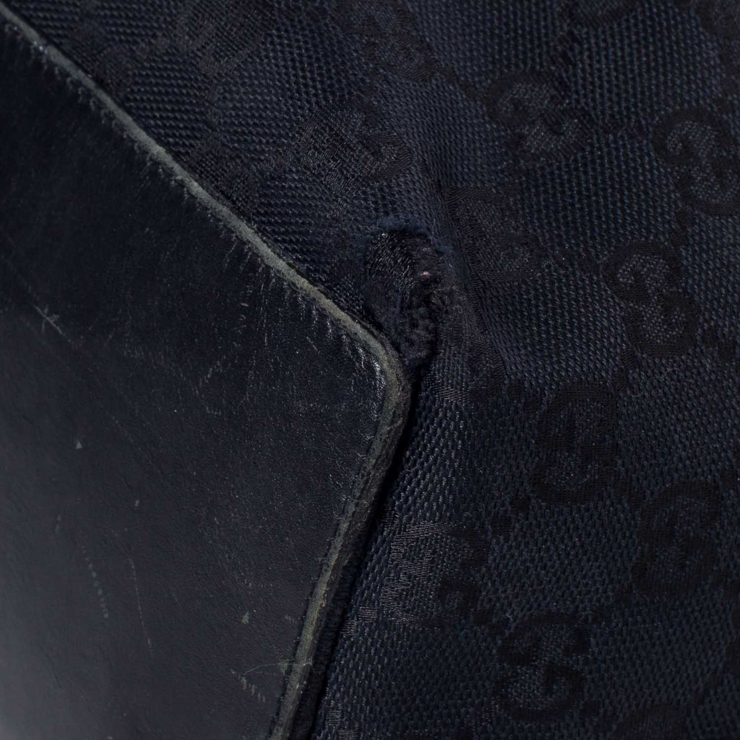 Gucci Monogram Large Bucket Tote Black 7 of 11
