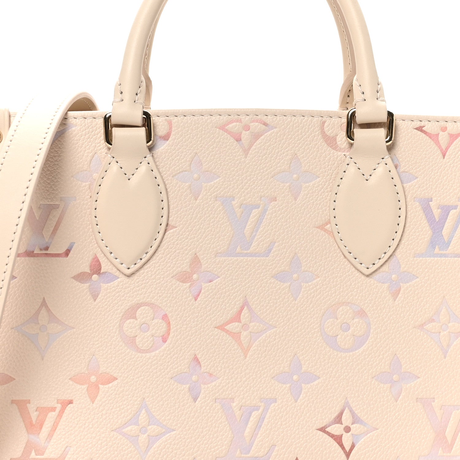Louis Vuitton Empreinte Monogram Onthego  PM Dream Cream 7 of 9