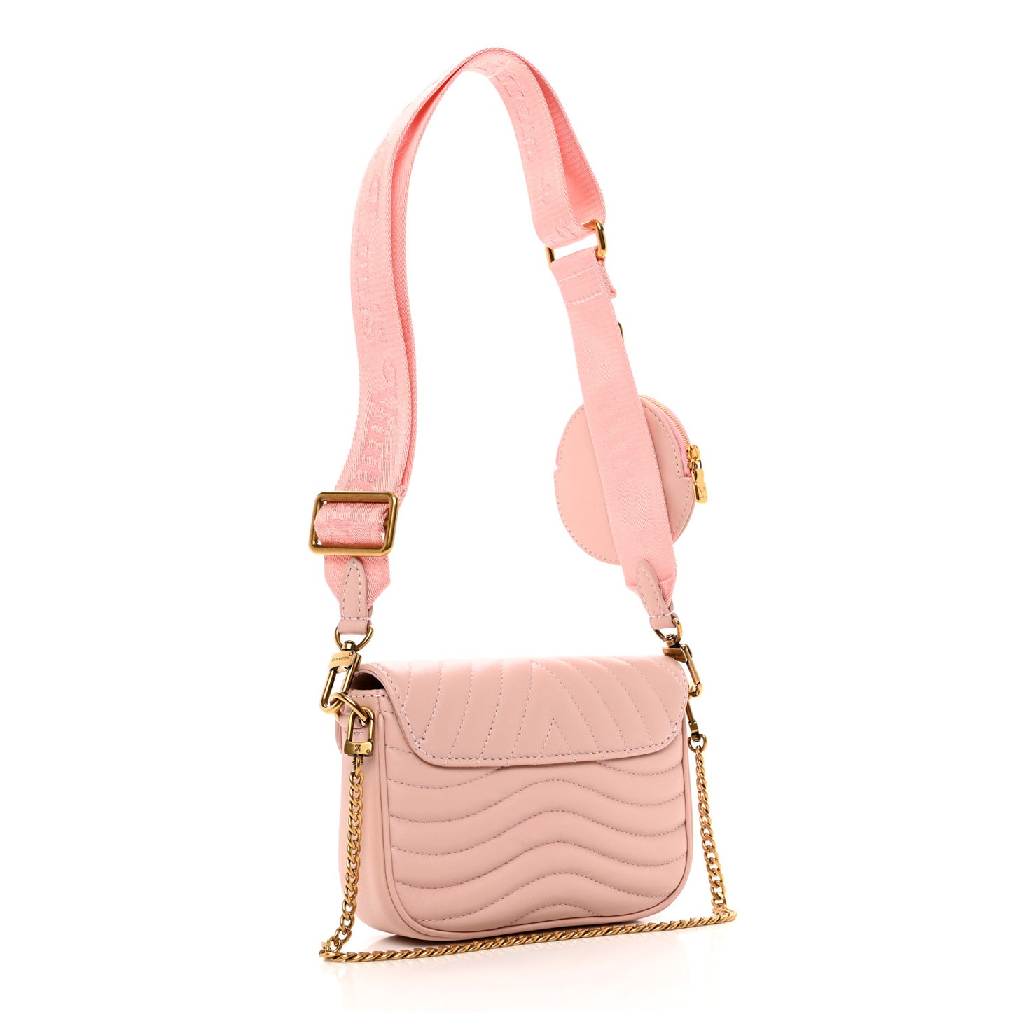 Calfskin New Wave Multi Pochette Rose Ballerine