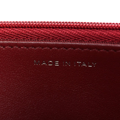 Chanel Caviar Quilted Wallet On Chain WOC Dark Red 7 of 11