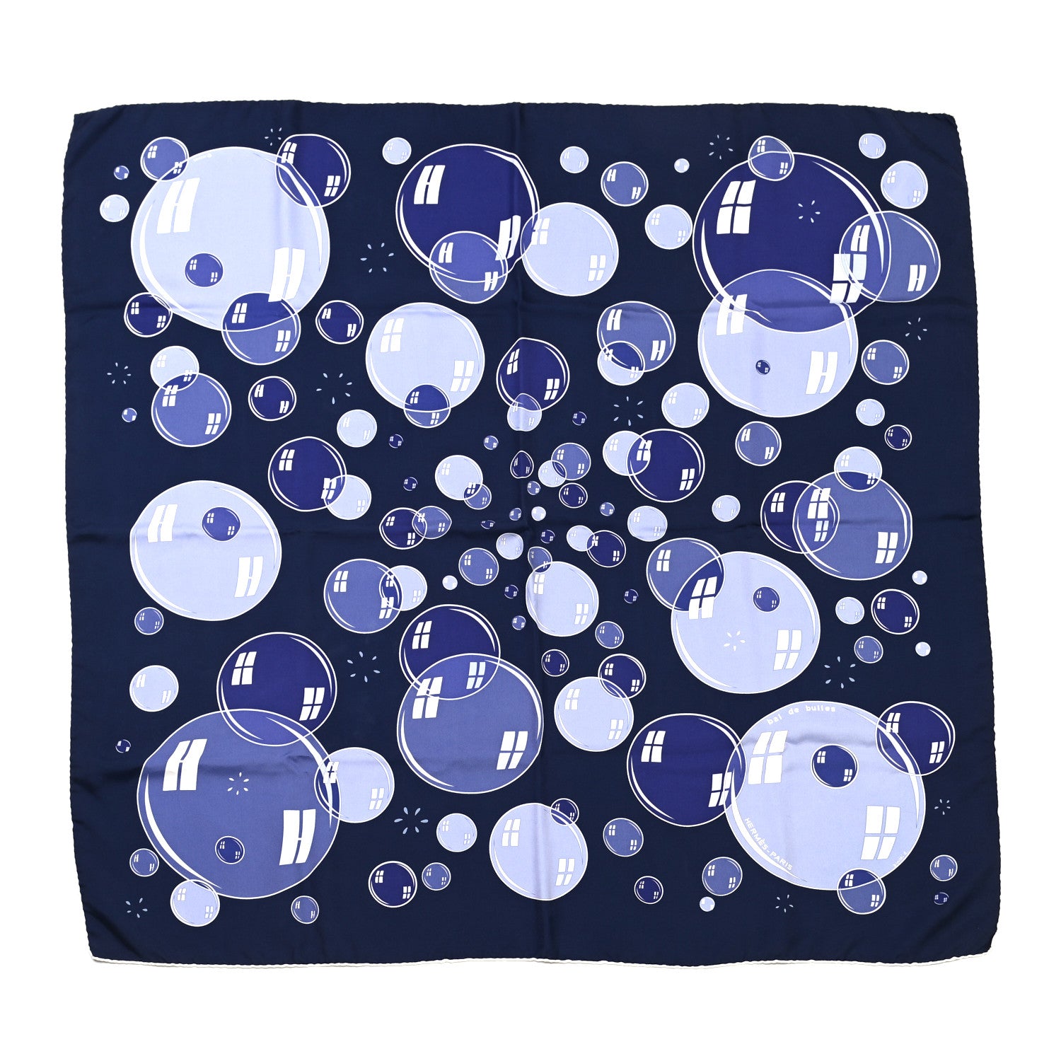 Hermes Silk Bal De Bulles Scarf 90 1 of 5