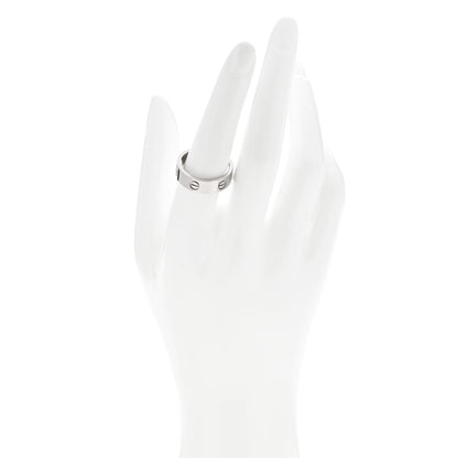 Cartier 18K White Gold 6mm LOVE Ring 57 8 2 of 4