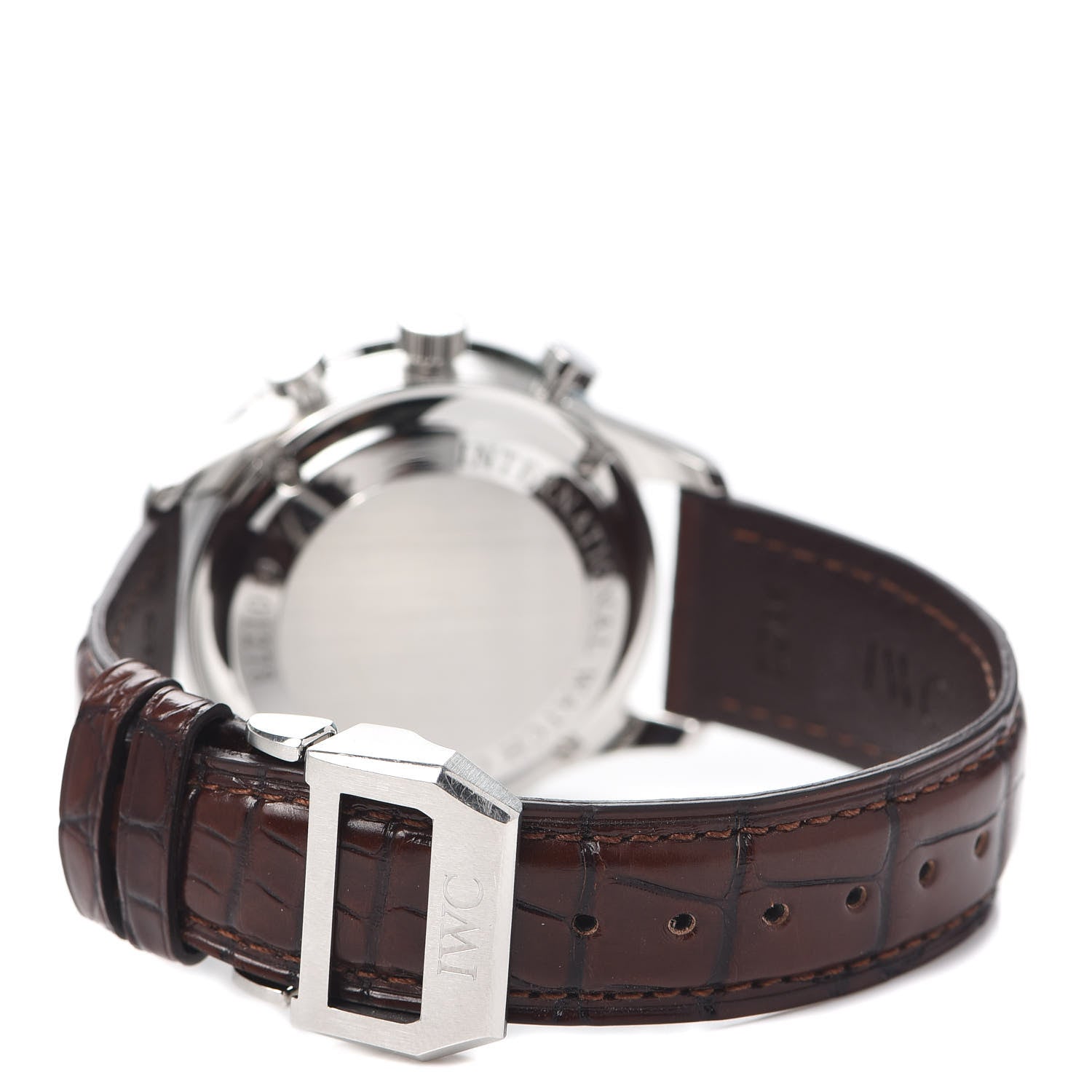 IWC Stainless Steel Alligator 40.9mm Portugieser Chronograph Automatic Watch IW371445 3 of 6