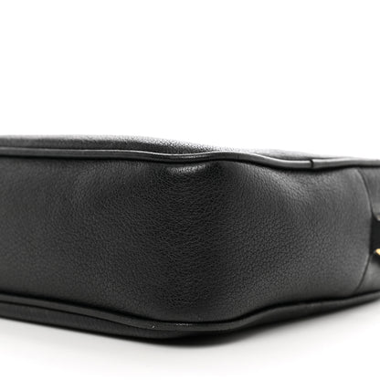 Saint Laurent Grained Lambskin Monogram Lou Camera Bag Black 9 of 9