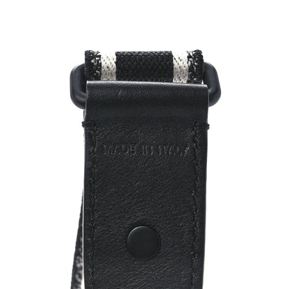 Christian Dior Canvas Embroidered Shoulder Strap Black Ultramatte 4 of 5