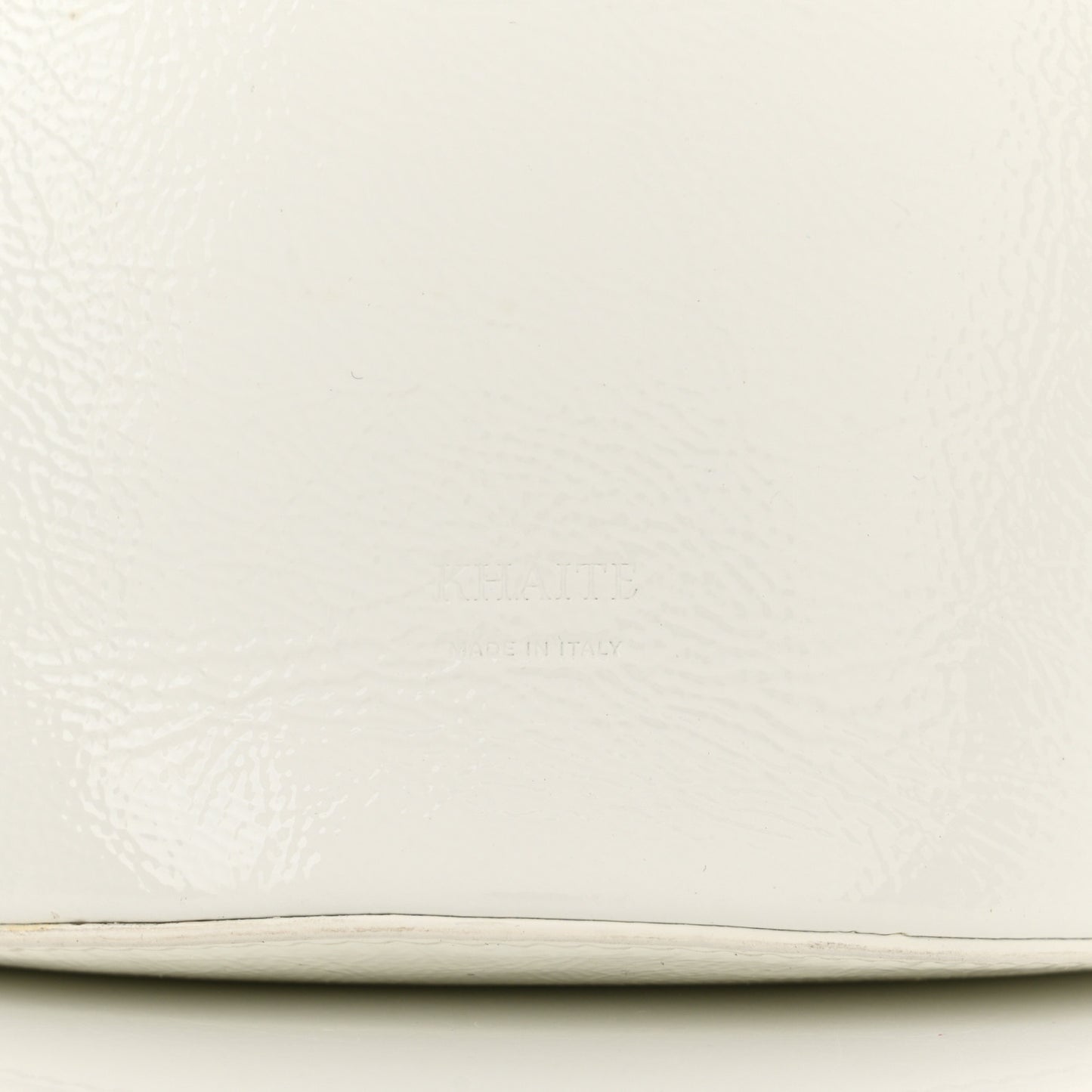 Patent Calfskin Etta Crossbody White