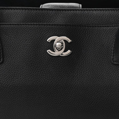 Chanel Calfskin Small Cerf Executive Shopper Tote Black 8 of 11